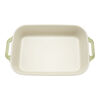 Stoneware, 3-pc, Rectangular Baking Dish Set, light green, small 10