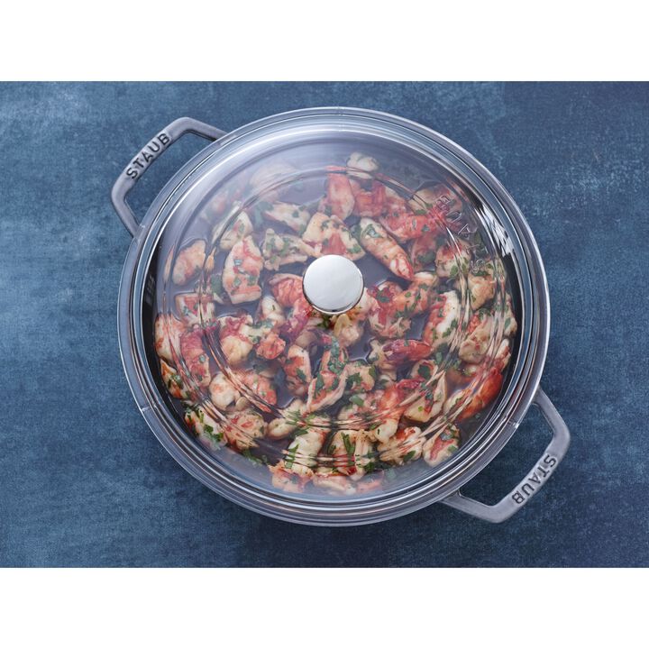 Cast Iron - Accessories, 10-inch Glass Domed Lid, large 3