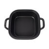 Stoneware, 5-pc, Mixed Baking Dish Set, black matte, small 11