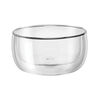 Sorrento Double Wall Glassware, 2-pc, Bowl set, transparent, small 2