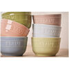 Stoneware, 4-inch / 6-pc, Prep Bowl Set Macaron, mixed colors, small 15