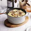 La Cocotte, Gryta 24 cm / 3,7 l, Rund, White Truffle, Gjutj&auml;rn, small 4