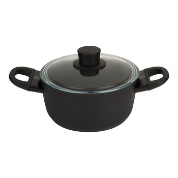 Derin Tencere Cam Kapaklı | Al&uuml;minyum | 24 cm,,large 1