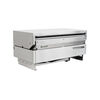 Flammkraft Model D, Built-in Natural gas grill, silver, small 3