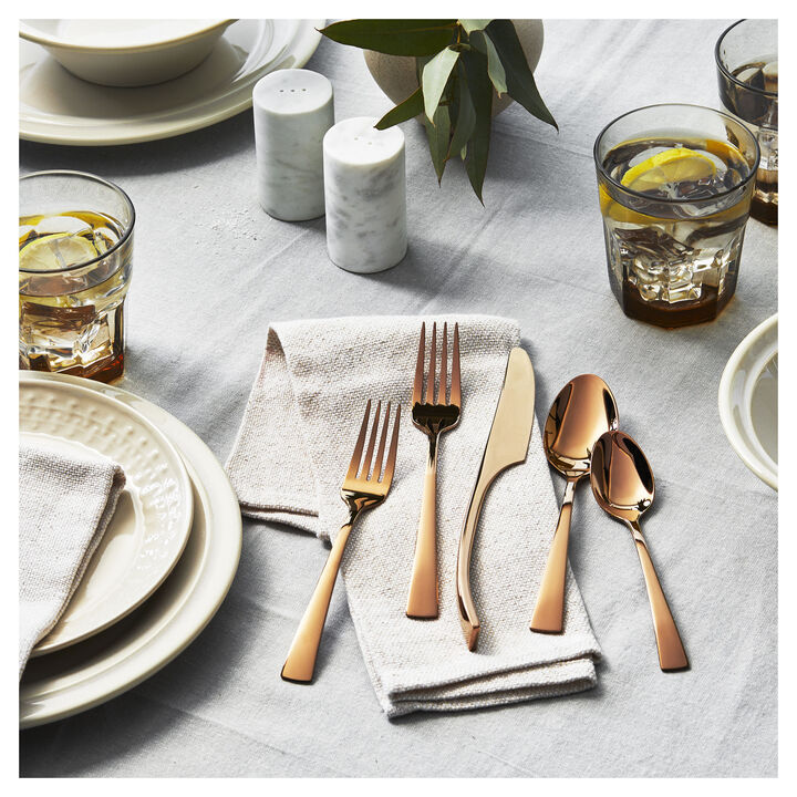 Bellasera, 20 Piece Flatware Set polished, rose, large 2