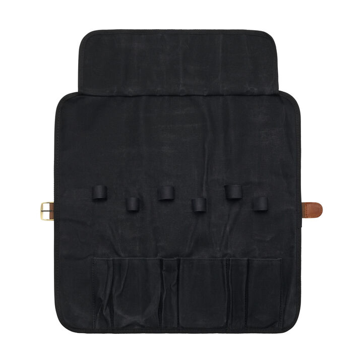 BBQ, Chefs Tool Storage Wrap - Brown Canvas, large 4
