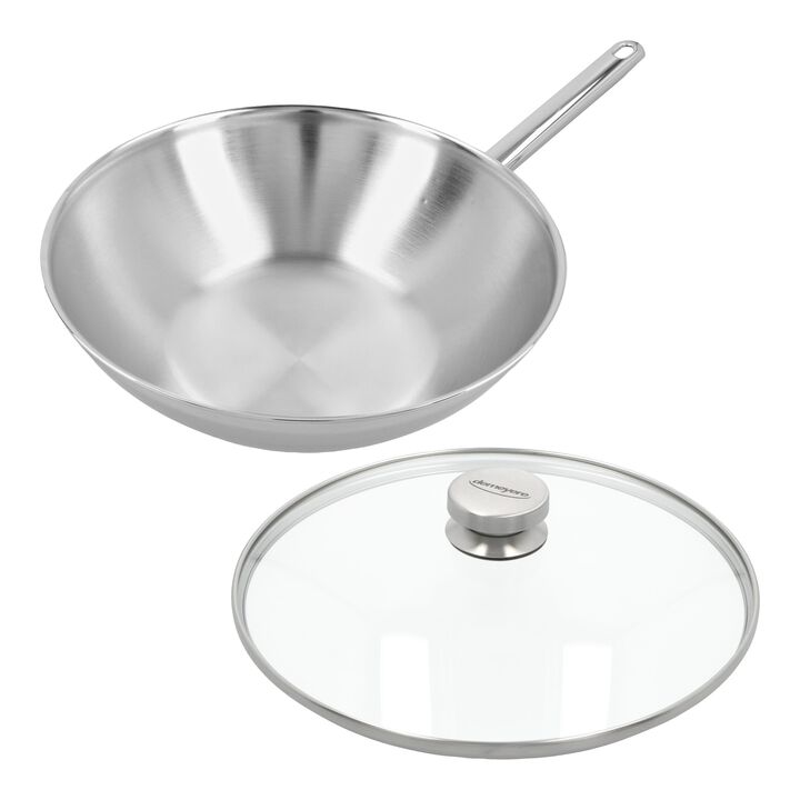 Apollo 7, Wok avec couvercle en verre 30 cm, large 1