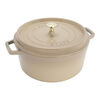 Cast Iron, 5.5 qt, Round, Dutch Oven, Sesame, small 1