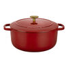 Bellamonte, Cocotte rotonda - 26 cm, rosso, small 2