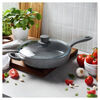 Parma Plus Ceramic, 3.9 qt, Aluminum, Ceramic Nonstick Saut&eacute; Pan With Lid And Helper Handle Ceramic Coating, small 2