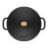 Bellamonte, Cocotte 28 cm, Rond(e), Noir mat, Fonte, small 8