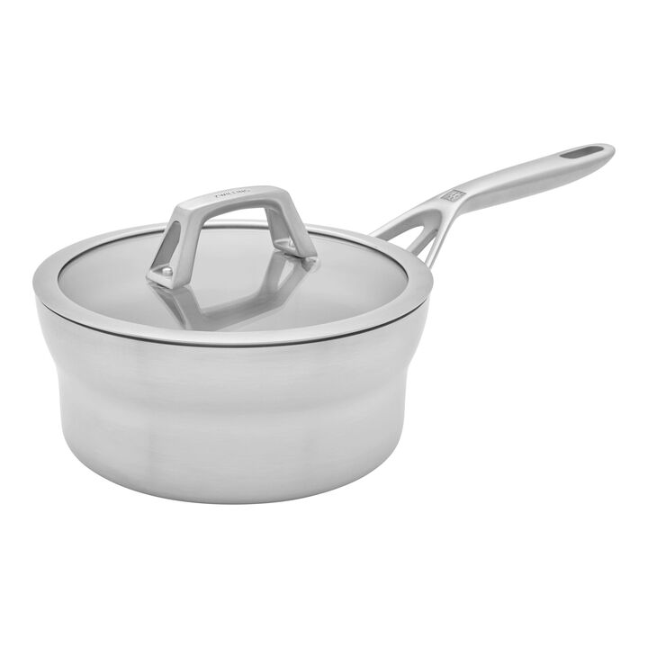 Motion Stainless Steel, 2.5 qt, Stainless Steel, Sauce Pan With Lid, large 1