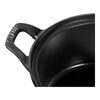 Ligne Vintage, La Coquette 20 cm, Rond(e), Noir mat, small 2