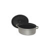 La Cocotte, Cocotte 37 cm, oval, Graphit-Grau, Gusseisen, small 3