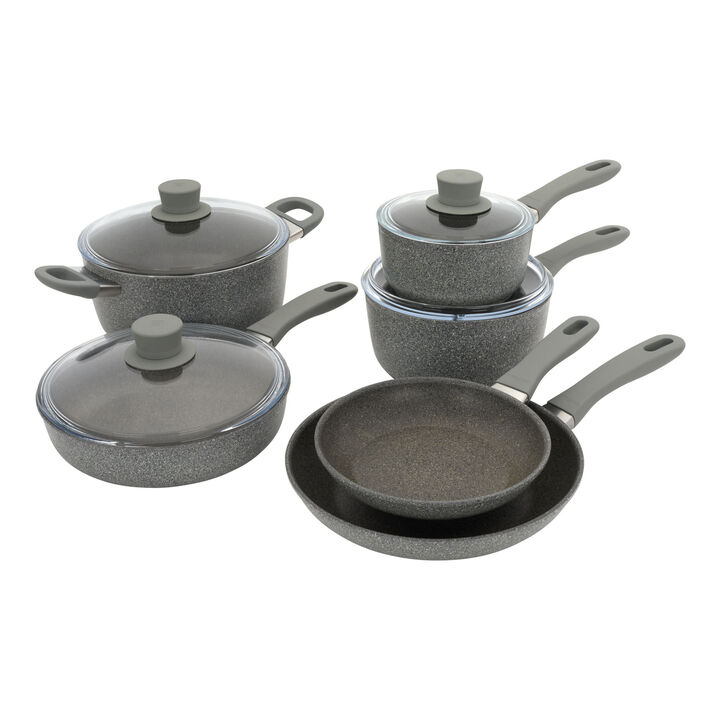 Parma Plus, 10 Piece aluminum Cookware set, large 1