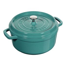 4 qt, Round, Dutch Oven, Turquoise