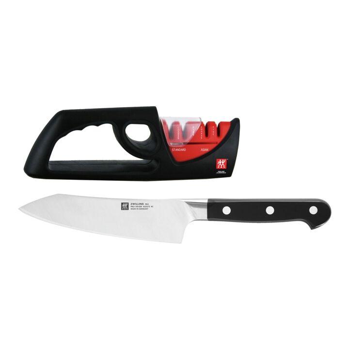 Pro, ZWILLING PRO ROCKING SANTOKU AND SHARPENER SET, large 1