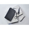 PREMIUM, 5-pcs Leather Zip fastener case black, small 9