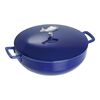 Cast Iron, 5 qt, Bouillabaisse pot, dark blue, small 1