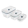 Fresh & Save, S/M/L / 3 Piece Vacuum box set, glass, la-mer, small 1