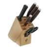Artisan, 7-pc, Knife block set, natural, small 5
