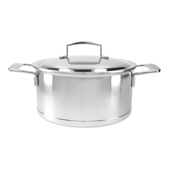 Silver 7, Kookpot met dubbelwandig deksel 24 cm / 5,2 l, large 1