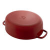 Bellamonte, Cocotte 37 cm, Ovale, Rouge, Fonte, small 4