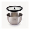 Fresh & Save STAINLESS, Set de bols sous vide S/M/L / 6-pcs, Acier inoxydable, Argent, small 5