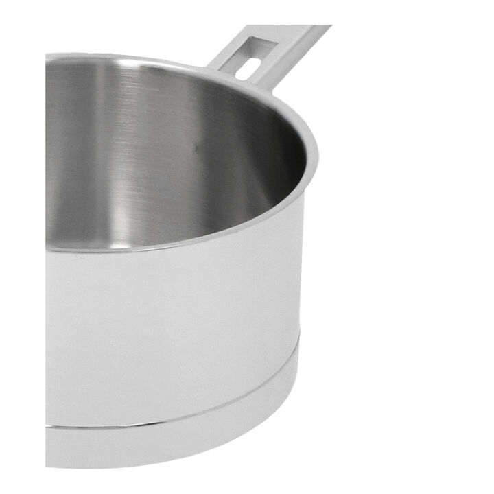 John Pawson 7, Poêlon avec couvercle à double parois 14 cm / 1 l, large 2