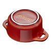 Ceramique, Mini Cocotte 10 cm, rund, Antik-Kupfer, Keramik, small 5