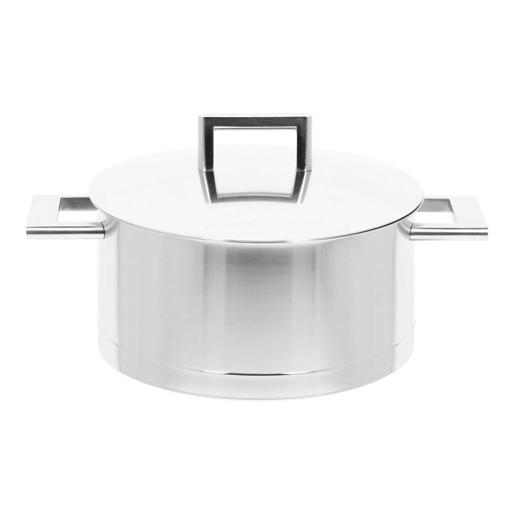 John Pawson 7, Casserole avec couvercle à double parois 22 cm / 4 l, large 1