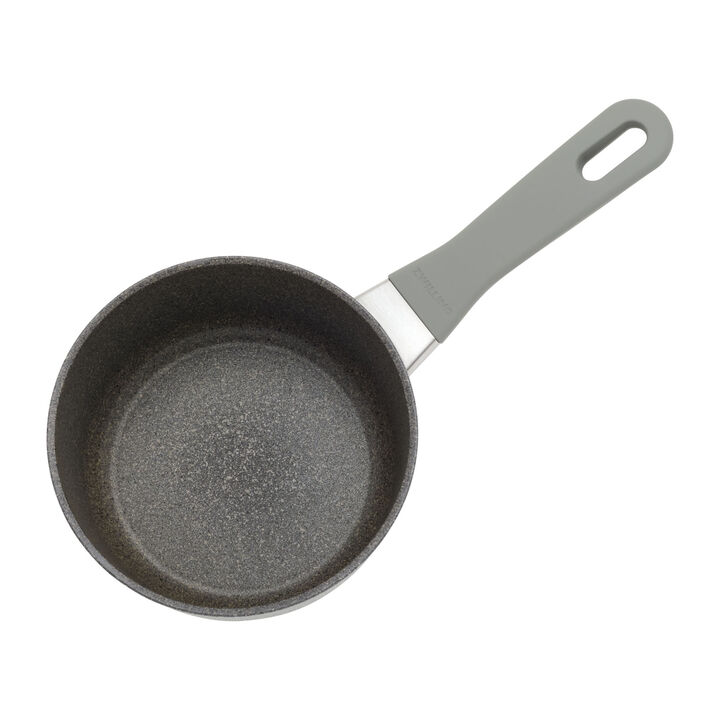 Parma Plus,  aluminum round Sauce pan with lid, grey, large 2