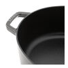 Cast Iron, 6.25 qt, Wide Oval Dutch Oven, graphite grey, small 3