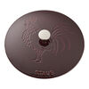 Cast Iron, 3.75 qt, Essential French Oven Rooster Lid, grenadine, small 10