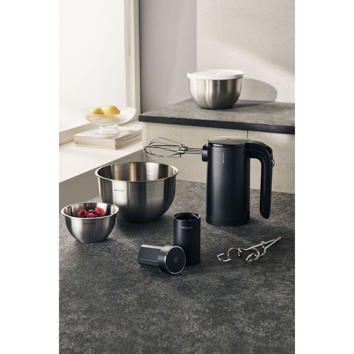 XTEND, Startset sladdlös elvisp med Laddningsstation och skålset, 7-st, Svart/Silver, Rostfritt stål, large 3