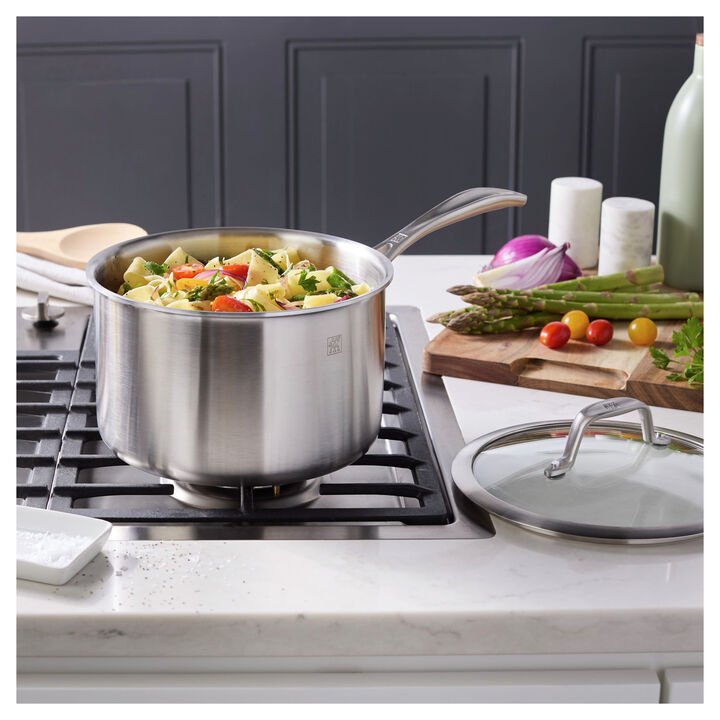 Spirit 3-Ply, 4 qt, Stainless Steel, Sauce Pan, large 2