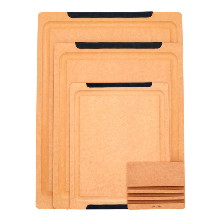 Cutting board set 4 Piece, fibre wood, large 1