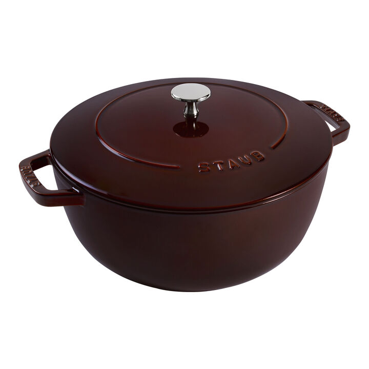 Cast Iron, 5 qt, Essential French Oven, grenadine, large 1