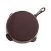 Cast Iron, 11-inch, Traditional Deep Skillet, Grenadine, small 7