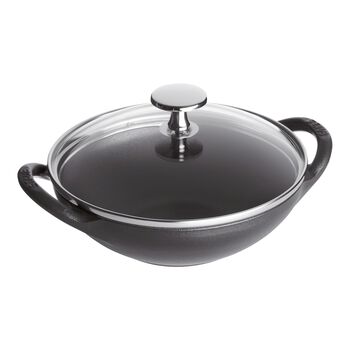 Wok Tava | d&ouml;k&uuml;m demir | Siyah | 16 cm,,large 1