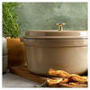 Cast Iron, 5.5 qt, Round, Dutch Oven, Sesame, small 7