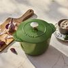 Cast Iron, 1.5 qt, Petite French Oven, pistachio, small 2