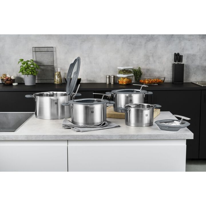 Simplify, Pot set, 9 Piece, stainless steel, large 2