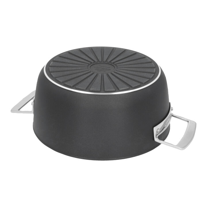 Alu Pro 5, Kookpan met deksel Duraslide Titanium 24 cm / 4,25 l, large 2