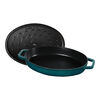 Specialities, Ovenschaal Vis 33 cm, Ovaal, La-Mer blauw, small 5