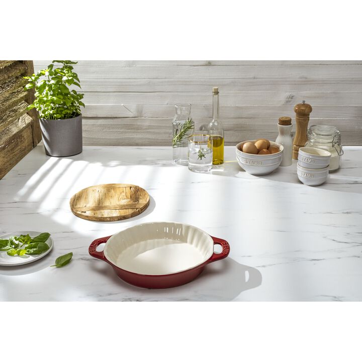 Ceramique, 24 cm ceramic Pie dish cherry, large 3