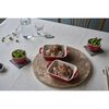 Ceramique, 400 ml ceramic rectangular Oven dish, cherry, small 3