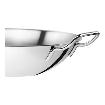 Wok Tava | 18/10 Paslanmaz &Ccedil;elik | Metalik Gri | 32 cm,,large 6