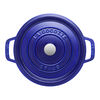 Cast Iron, 7 qt, Round, Dutch Oven, Dark Blue - Factory Second, small 3