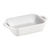 Stoneware, 4-pc, Mixed Baking Dish Set, white, small 5